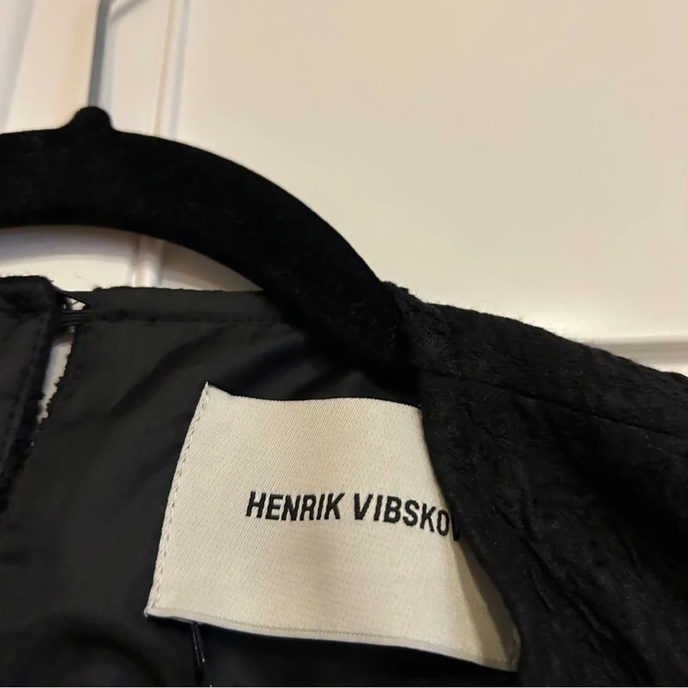 Henrik Vibskov Dart Sleeveless Dress in Fishes Black Black Size Small - Picture 7 of 10